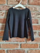 Czarna bluzka w prążek * H&M