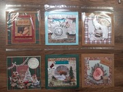 kartka z okazji Świąt Bożego Narodzenia, ręcznie wykonana