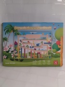 magnetyczny labirynt ze zwierzętami, zabawka edukacyjna