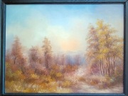 Zygmunt Płaszczewski, pejzaż olejny na płótnie, 40x30 (cm)