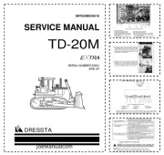 Dressta TD-20M Extra Dozer Service Manual Instrukcja serwisowa