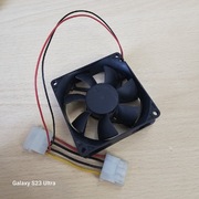 Wentylator wiatrak PC 80mm 8cm na molex FOXCONN Chłodzenie używany sprawny