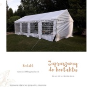 Wynajem namiotu na imprezy plenerowe, bankiety