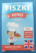 FISZKI język angielski dla dzieci Zawody + PIOTRUŚ