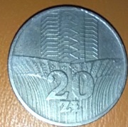 20 zł wieżowiec kłosy z1976 roku stan jak na zdjęciu b z m