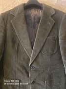 Elegancka bavarska męska niemiecka marynarka myśliwska rozm.M. Sztruks.