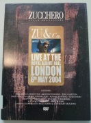 ZUCCHERO (DVD) ZU&CO. LIVE AT THE ROYAL ALBERT HALL LONDON 2004