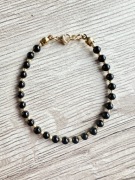 Bransoletka z onyksem i koralikami Toho