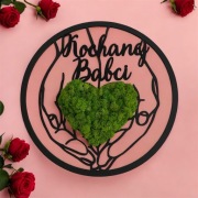 Obraz z chrobotkiem, dzień babci, dzień dziadka, prezent