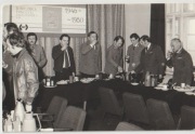 Milicja Obywatelska MO bankiet jubileusz zakładowy 1980