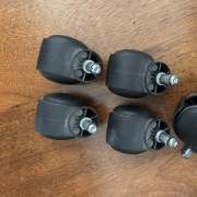 Kółka do fotela krzesła 5 szt. dobrze się kręcą