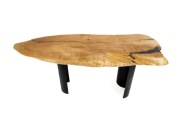 Stolik kawowy lite drewno, żywica WoodDesign
