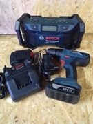 Zestaw radio budowlane +aku +wiertarka+ladowarka