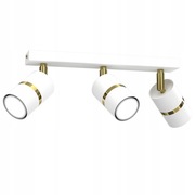 Lampa punktowa żyrandol biały złoty 