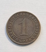 267. Moneta Niemcy 1 pfennig 1930 rok A 