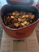 Polskie monety obiegowe 1 2 5 groszy - zestaw 1 KG Kilogram - MIX mieszanka