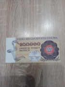 200000 zł 1989r stan UNC