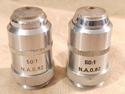 Obiektyw 50x mikroskop 50:1 0,82 H&R dla Leitz SM, Steindorff 170/0,17 60x