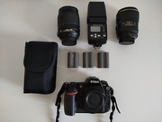ZESTAW Nikon D300S + Nikkor 18-105+Tokina 100 f2.8 macro+nikon sb600