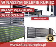 Brama palisadowa przesuwna  + furtka 