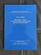 J. Kopania, Descartes i Kant o użyteczności poznawczej języka naturalnego