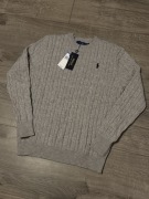 sweterek crewneck Polo Ralph Lauren szary Nowy z metkami rozmiar M