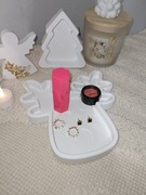 Podstawka podkładka tacka pod biżuterię gips ceramiczny jeleń deer jelonek