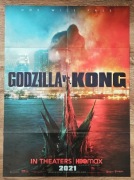 Godzilla vs. Kong - GIGA plakat filmowy (ok. 60 x 80 cm) - Jak nowy!