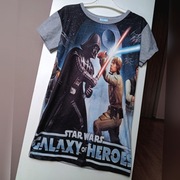 140-146cm Jak Nowa Koszulka Galaxy of Heroes Gwiezdne Wojny