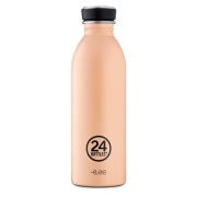 BUTELKA STALOWA 24Bottles Urban 500 ml - lekka 118g| BPA free, Desert sand
