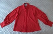 Koszula bluzka elegancka czerwona włoska L - XL 40 - 42