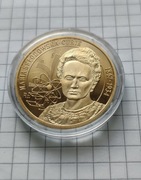 Medal z serii Wielcy Polacy Maria Curie-Skłodowska z certyfikatem 