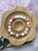 Bransoletka „Jadeit i Opal”