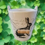 Tk maxx osłonka ceramiczna wiaderko zając królik loft Tkmaxx 