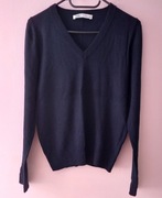 Wyprzedaż Sweterek granatowy damski roz.S wymiary opis 