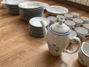 12 osobowy serwis obiadowo-kawowy Porcelana Włocławek