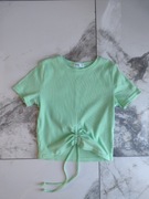 Koszulka prążkowana 140/146 dziewczęca 