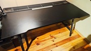 IKEA UTESPELARE Biurko gamingowe, czarny, 160x80 cm