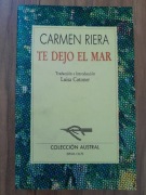 Carmen Riera Te dejo el mar Literatura hiszpańska 