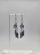 Kolczyki | Stalowe kolczyki z kryształkami