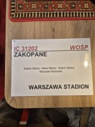 Okazjonalne tablice relacyjne WOŚP/IC51204/31202