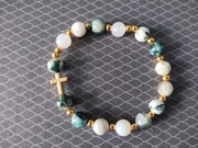 Różaniec na rękę bransoletka 