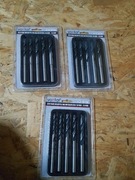 KOMPLET WIERTEŁ DO METALU 5SZT 10-15MM HSS VORFAL 