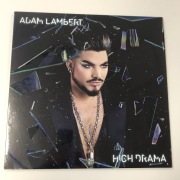 ADAM LAMBERT HIGH DRAMA AUTOGRAF WINYL TRANSPARENT