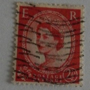 Znaczek pocztowy UK Królowa Elżbieta II - 1958 r.