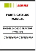 Katalog części ciągnika Claas FRUCTUS 120, 130, 140  