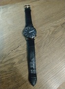 Czarny męski zegarek 