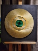 Obraz z nici String Art Stringart ok. 60x60