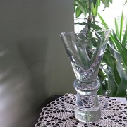 Wazon 18.5cm/h -grube ciężkie szkło-KROSNO