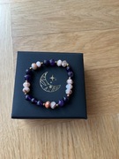 Ręcznie wykonana bransoletka na gumce z kamieni naturalnych